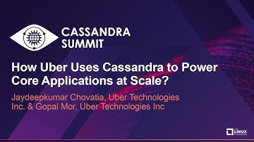How Uber Uses Cassandra to Power Core Applications at Scale? - Jaydeepkumar Chovatia & Gopal Mor