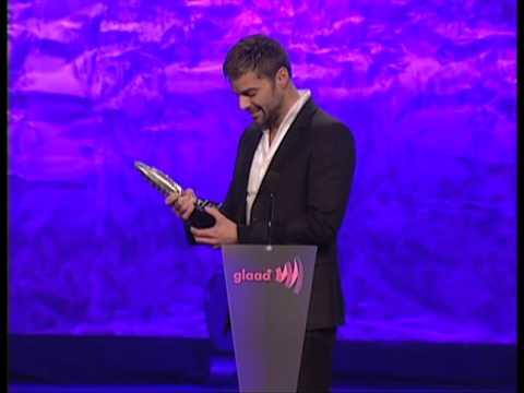 Ricky Martin Accepts the Vito Russo Award at the GLAAD Media Awards in New York