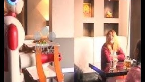 Nepal News - Robots serve customers at a restaurant in Nepal
