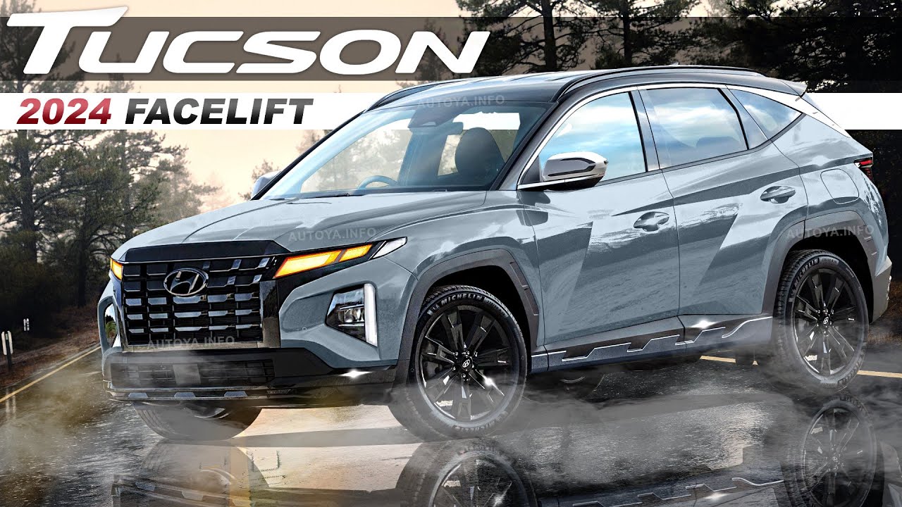 New Hyundai Tucson 2023 Facelift - FIRST LOOK in Renderings at Tucson 2024  Model Year Restyle 