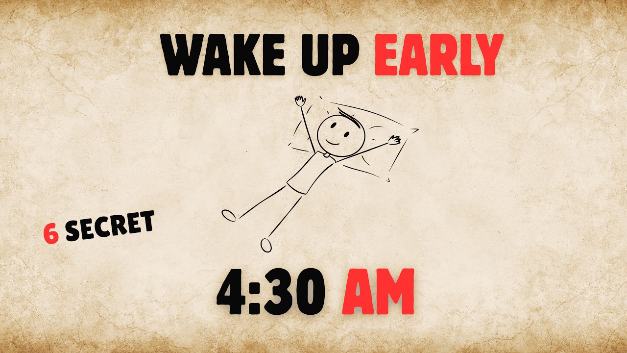 Wake Up at 4:30 AM Consistently (Even If You Sleep Late) || how to wake up early in the morning