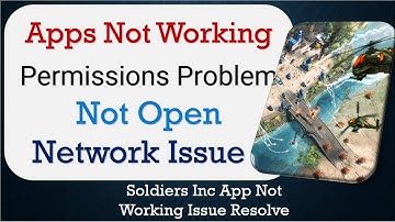 How To Fix Soldiers Inc App not working | Not Open | Space Issue | Network & Permissions Issue