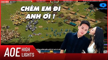 AoE Highlight | Chim Sẻ Đi Nắng cầm 3 kích chém Greek chém cả 4 nhà