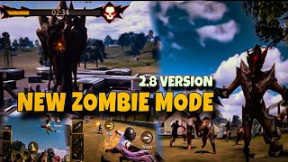 Zombies Edge Theme GamePlay | 2.8 Update | New Mode |  PUBG MOBILE