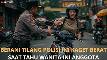 HEBOH! Oknum Polisi Nekat Tilang Wanita Ini, Kaget Saat Tahu Ternyata Anggota KOPASSUS!