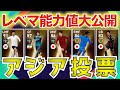 【投票】アジア投票FPガチャレベマ紹介＆前回比較！アジア人がアツい！！！