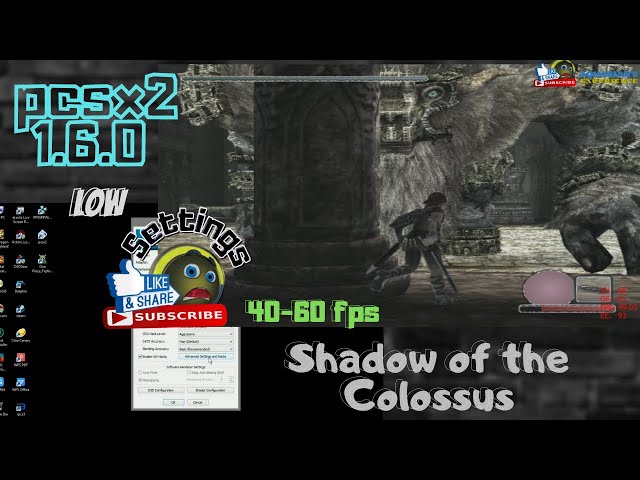 Shadow of the Colossus PCSX2 Stable Settings (v1.5.0) 