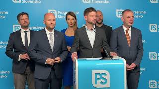 V komunálnych voľbách víťazí spolupráca | Tlačová konferencia PS, 9. október 2026