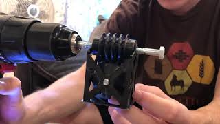 3D printed worm and worm gear