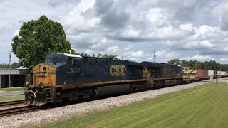 75 trains in 2 days 6 hours August 1st-3rd 2018 at Folkston ,Ga Including W810-02 a loaded military