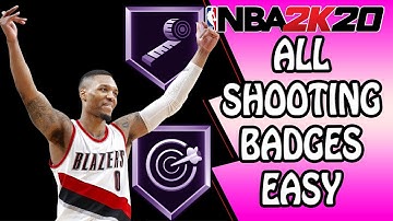 Get All YOUR Shooting Badges Fast! BEST SHOOTING BADGE METHOD IN NBA 2K20