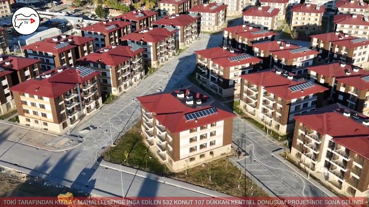 Kızılay Mahallesi'nde Kentsel Dönüşüm Projesi'nde Sona Gelindi. #toki #konut #erzincan 