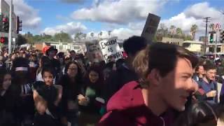 South Pasadena High School Walkout Demonstration Gun Control May 2018 SouthPasadenan News 1