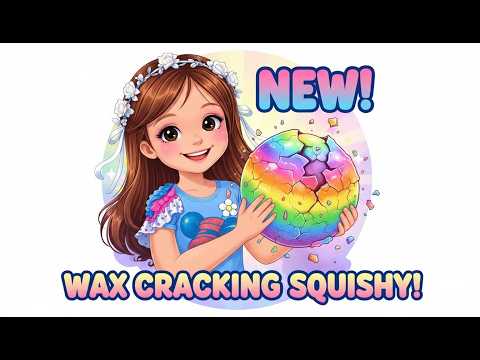 Opening the VIRAL Wax Cracking Squishy Ball! 😱 So Satisfying!