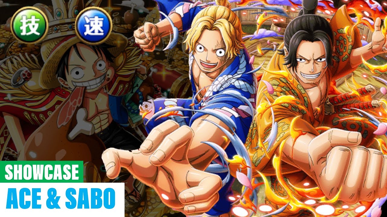 Legend Ace Sabo Showcase Optc エース サボ 展示 トレクル One Piece Treasure Cruise Youtube