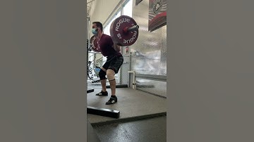 606Lbs Paused Squat Raw With Mask #shorts