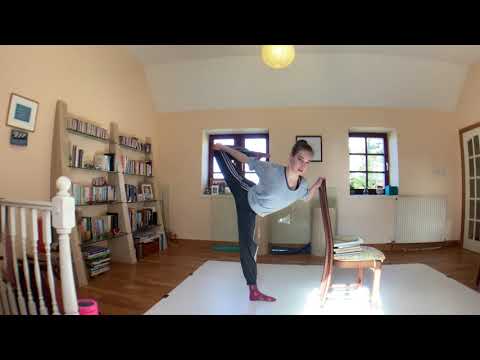 Shouldering the leg (stretch) - Exercise #6
