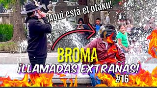 LLAMADAS EXTRAÑAS FT Star Lord & Perro man 😎🔥Bromas en la calle Adrián Carbajal 💥