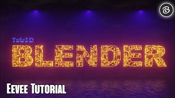 Text intro Lighting environment in  Blender Eeevee . Blender Eevee Lighting .