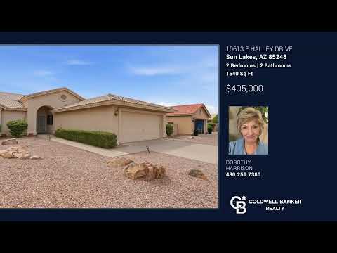 10613 E Halley Drive, Sun Lakes, AZ home video tour