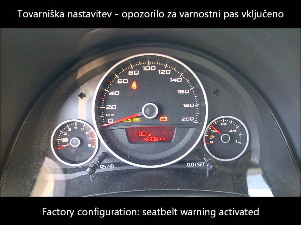 Seat Mii MY2014 Seatbelt Warning Deactivation Izklju itev seat-mii-my2014-seatbelt-warning-deactivation-izklju-itev
