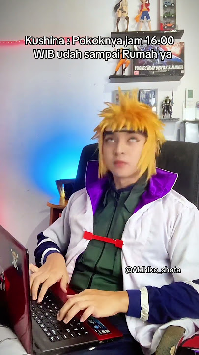Niatnya mau Hiraishin jam 15.55 🥺 #minato #keluargawibu #cosplay #yondaime #pasutriwibu