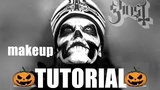 Papa Emeritus II - TUTORIAL ( Ghost ) Maquillaje - Grecia Villar