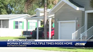 Man accused of stabbing woman in Palm Beach Gardens, pushing 85-year-old
