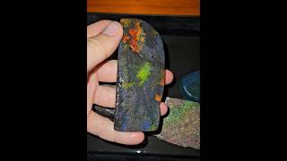 Andamooka, Rainbow Matrix Opal. I can't stop looking at this piece! #australianopal #opal #andamooka
