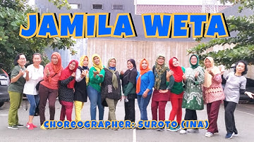 JAMILA WETA || Line Dance || Beginner || Choreo: Suroto (INA) || Demo by BRITEND