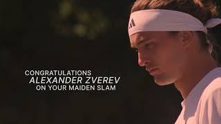 Congrats on your maiden slam, Alexander Zverev! 🏆