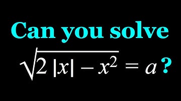Solving a Radical Parametric Equation