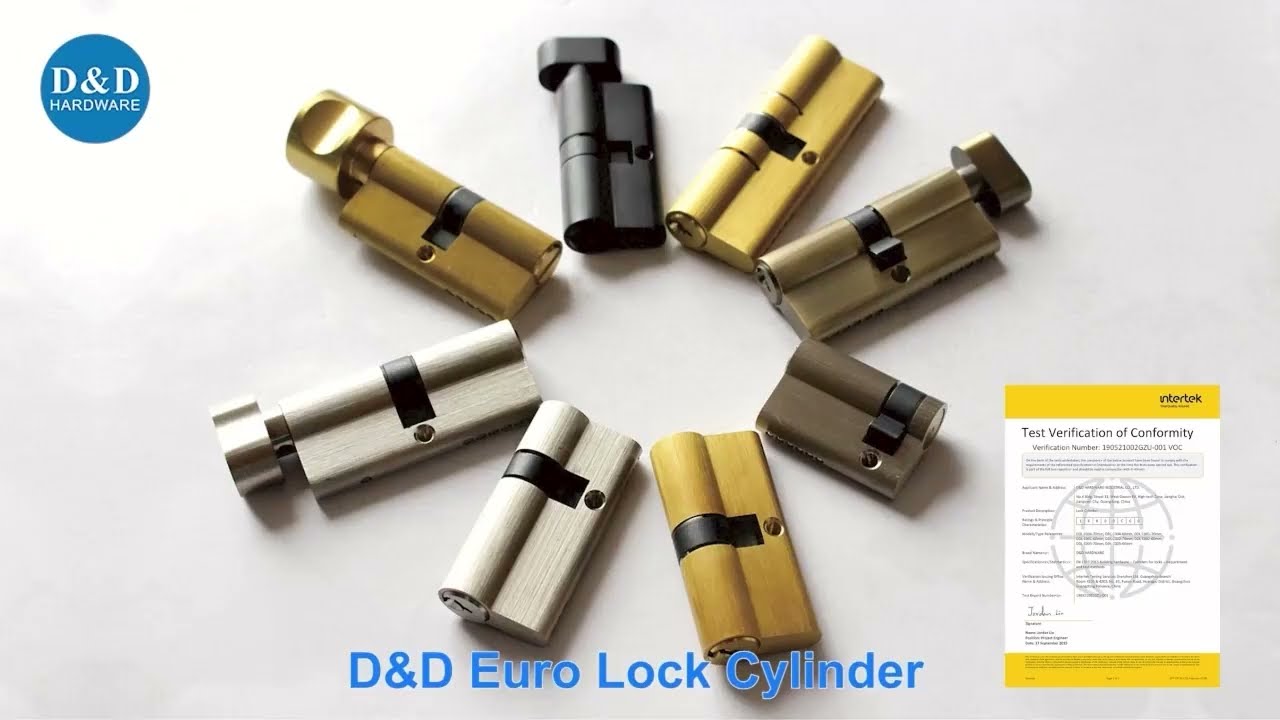 Achieve enhanced security with the D&D Euro Lock Cylinder