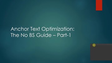 Anchor Text Optimization: Important Introduction In SEO
