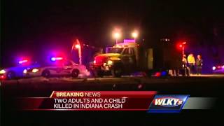 2 adults, 1 child killed in southern Indiana crash