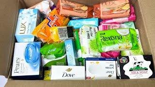 картинка: Soap opening HAUL. Unpacking soap. Satisfyingvideo, no talking/ Асмр распаковка мыла