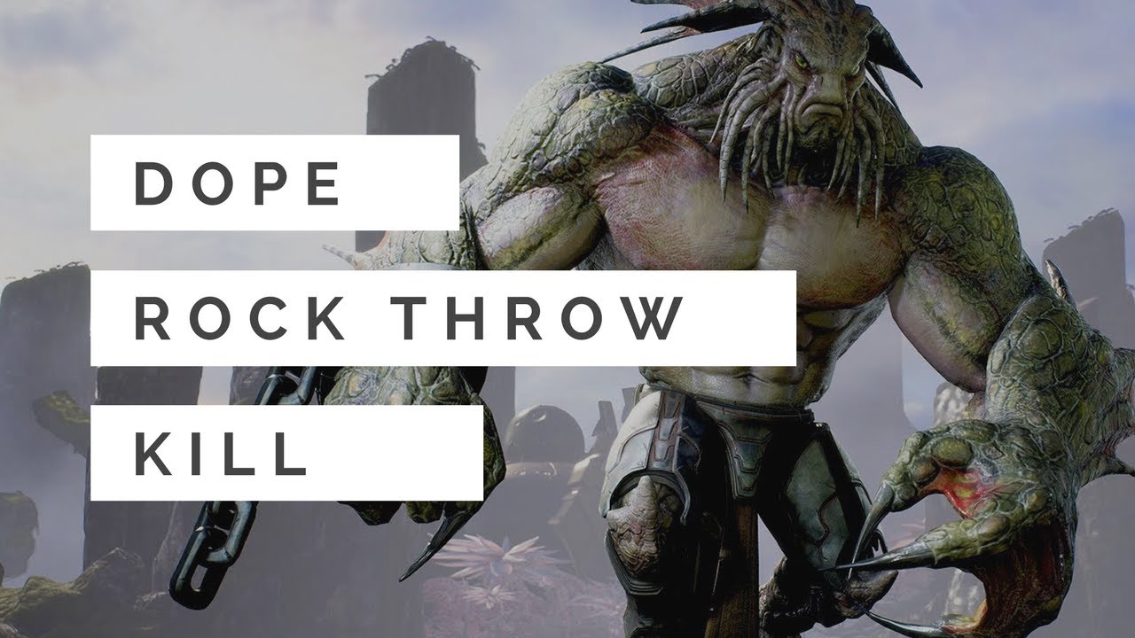 Paragon - Clutch rock throw!!