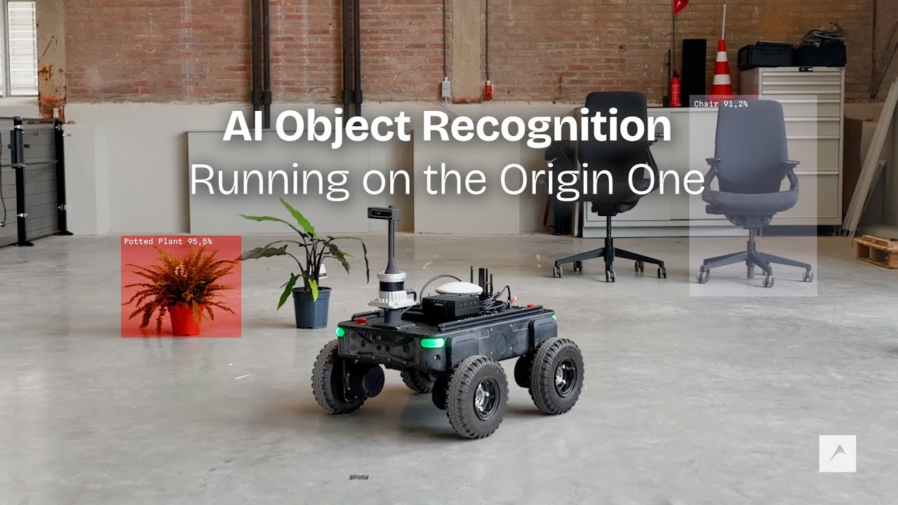 AI object recognition running on the Origin One - YouTube