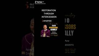 Restoration through Intercession by Apostle Dr. Emmanuel Innocent  