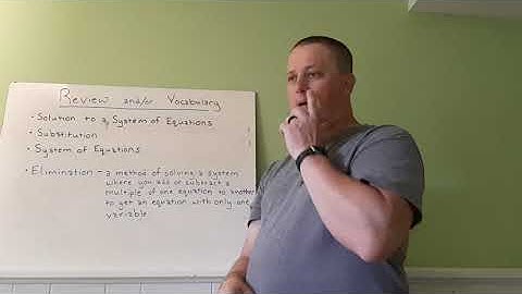 2-14: IM Algebra 1 - Solving Systems by Elimination (Part 1)