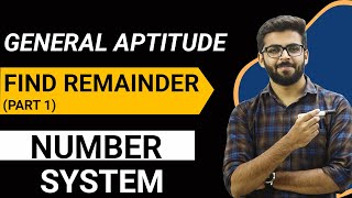 Find Remainder | Number System | Shortcut Trick | General Aptitude for Placement