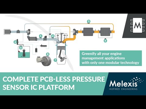 Complete PCB-less pressure sensor IC platform (MLX9082x)