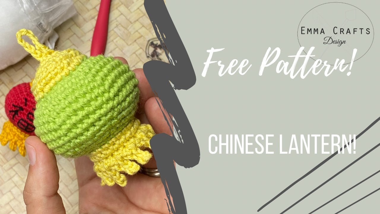 Chinese lantern amigurumi free tutorial
