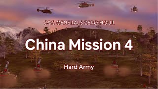 China Mission 4 - C&C Generals Zero Hour Campaign Gameplay [Hard Army]