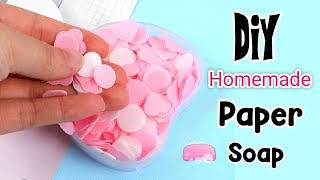 Paper Soap Making At Home 🧼 Paper Soap • How To Make Paper Soap • DIY Paper Soap•Homemade Paper Soap