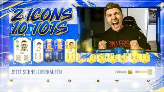 10 TOTS + 2 ICONS im PACK 😱🔥FIFA 19: TOTS Lightning Round Pack Opening 🔥