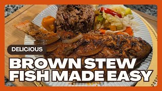 The Secret to Perfect Jamaican Brown Stew Fish — You’ll Never Cook It the Same Again