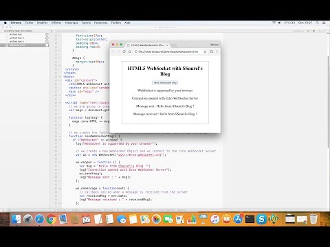 Learn to use the HTML 5 WebSocket API