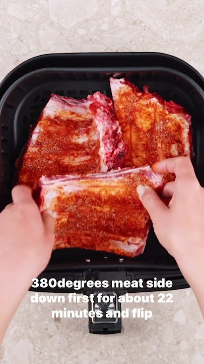 Air Fryer Baby Back Ribs