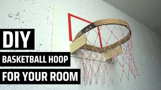 This DIY basketball hoop is SO SIMPLE to build!